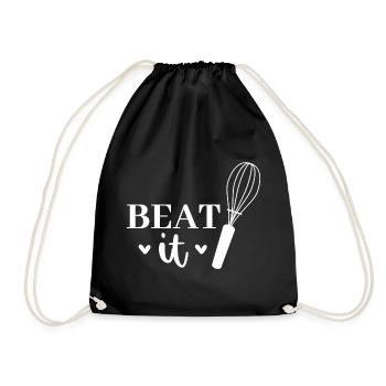 Drôle de chef et dicton de dos - Whisk - Sac de sport léger - noir - Devant