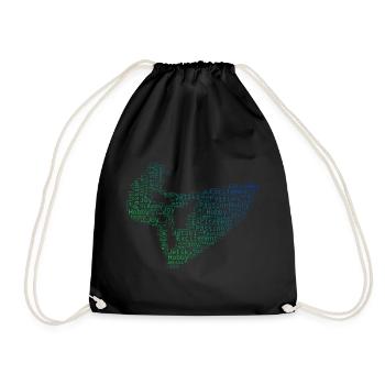 Jet Ski Équitation Jet Ski Sports Nautiques Hommes Femmes - Sac de sport léger - noir - Devant