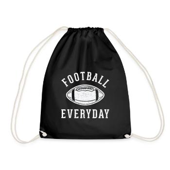 Football américain tous les jours Cadeau de devis - Sac de sport léger - noir - Devant