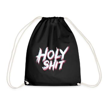 de merde Coquine Dictons Drôles - Sac de sport léger - noir - Devant
