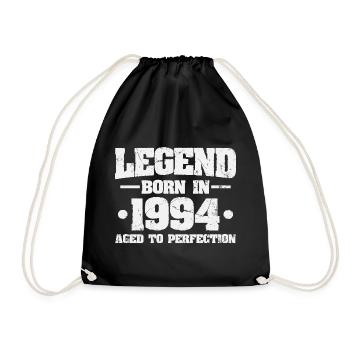 Légende depuis 1994 Vintage Born Anniversaire - Sac de sport léger - noir - Devant