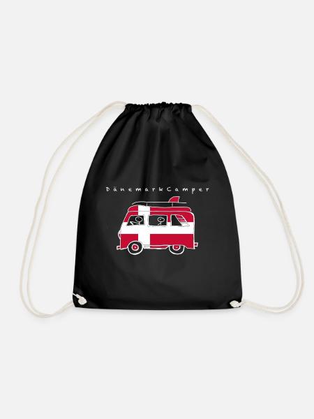 DenmarkCamper - Drawstring Bag - black