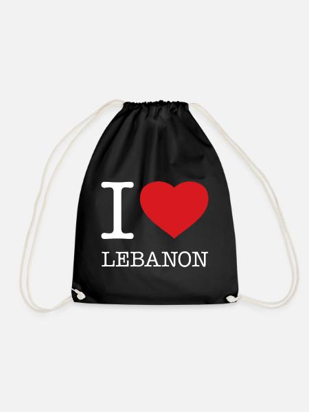 J’ADORE LE LIBAN - Sac de sport léger - noir