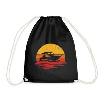 Bateau à moteur Yacht Bateau de sport Capitaine - Sac de sport léger - noir - Devant