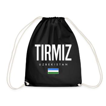 Tirmiz Usbekistan - Turnbeutel - Schwarz - Vorne