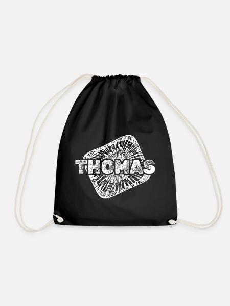 Geburt Thomas - Turnbeutel - Schwarz