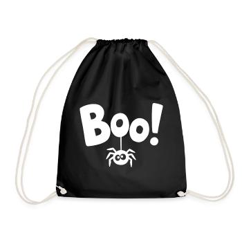 HOU! Drôle de déclaration d’araignée disant - Sac de sport léger - noir - Devant