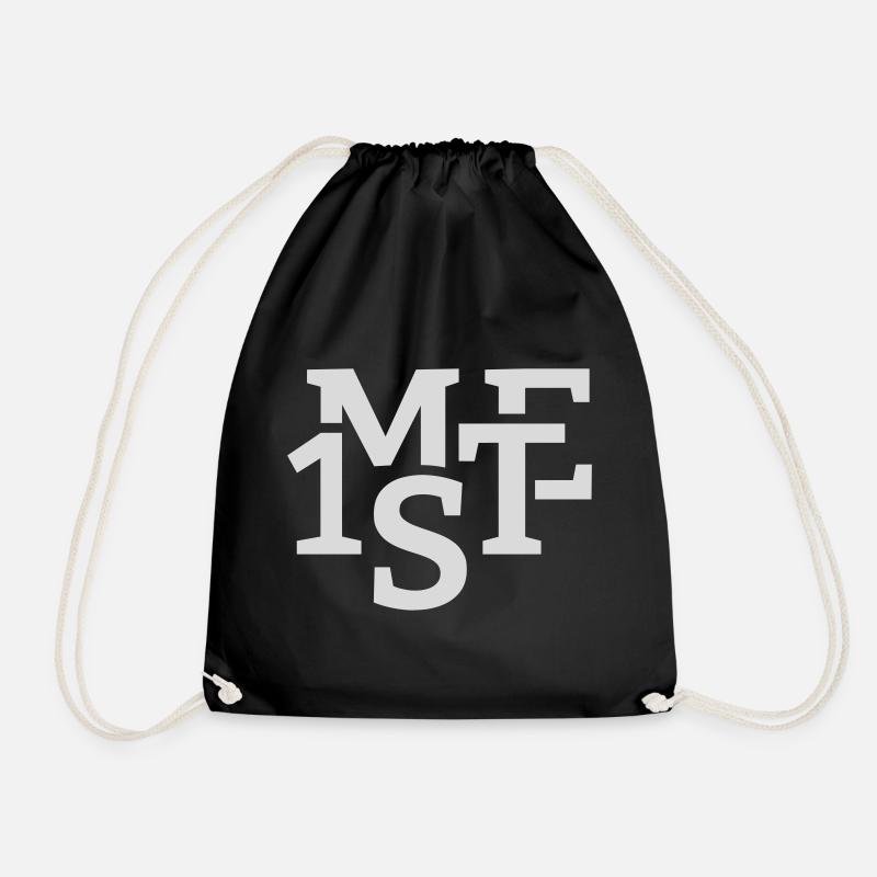 Me first - Turnbeutel - Schwarz