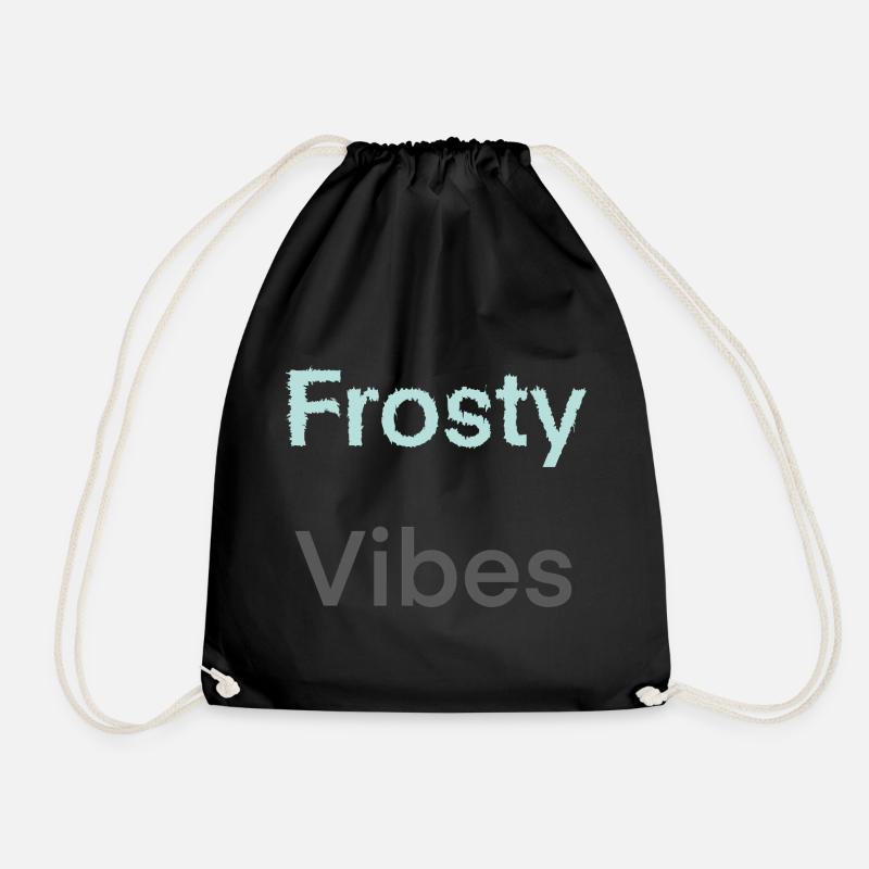 Vibrations glaciales - Sac de sport léger - noir