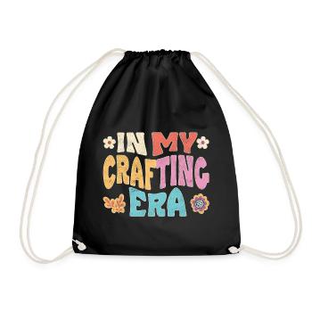 À l’époque de l’artisanat - Sac de sport léger - noir - Devant
