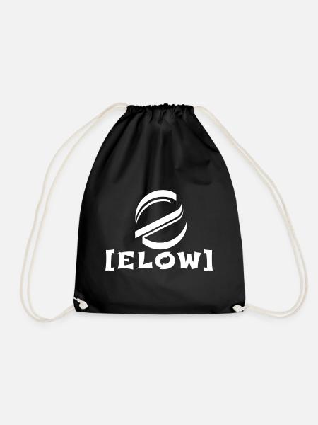 Logo avec lettrage - Sac de sport léger - noir