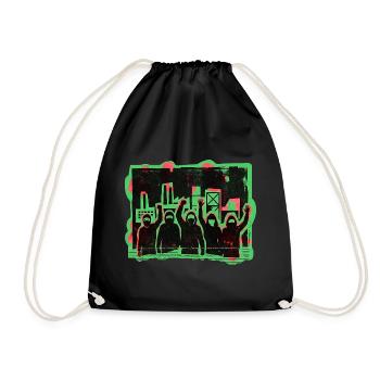 Tolérance à l’égalité des démos - Sac de sport léger - noir - Devant