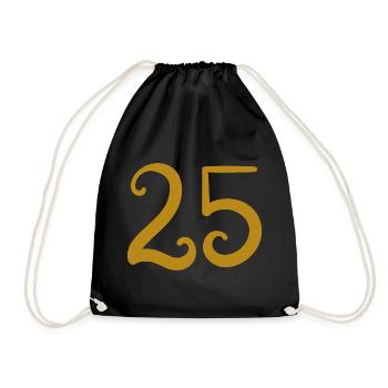 25 - Sac de sport léger - noir - Devant