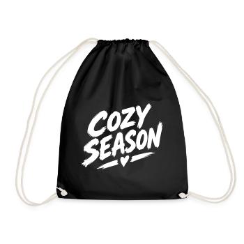COZY SEASON - Turnbeutel - Schwarz - Vorne