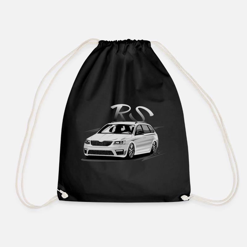 Octavia 3RS Combi ohne Fahrer tuning low camber - Turnbeutel - Schwarz