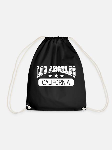los angeles california - Turnbeutel - Schwarz