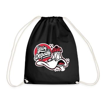 Looney Tunes Daffy Duck Despicable - Drawstring Bag - black - Front