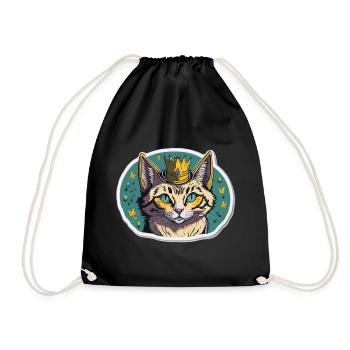 Princess - Drawstring Bag - black - Front