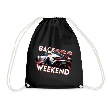 Retour au week-end - Sac de sport léger - noir - Devant