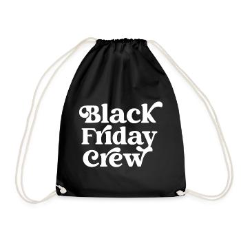 Black Friday Crew - Drawstring Bag - black - Front
