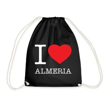 I LOVE ALMERIA - Turnbeutel - Schwarz - Vorne
