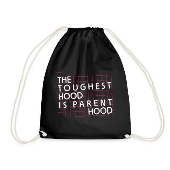 Parenthood – Die härteste Hood - Turnbeutel - Schwarz - Vorne