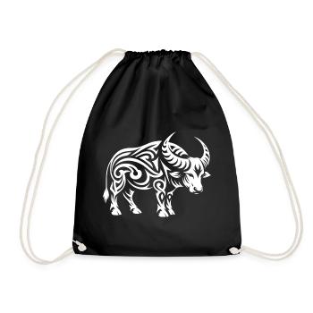 Buffle tribal - Sac de sport léger - noir - Devant