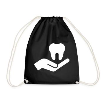 Dentist, Dentist, Dental Practice - Drawstring Bag - black - Front