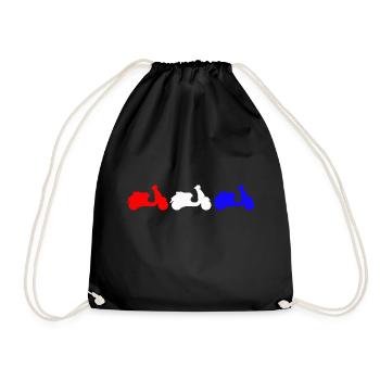Scooter - Drawstring Bag - black - Front
