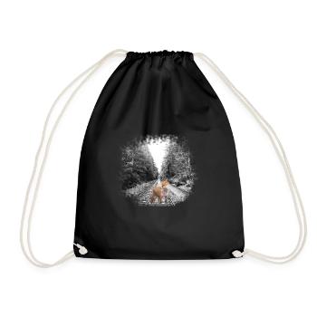 fox renard - Sac de sport léger - noir - Devant