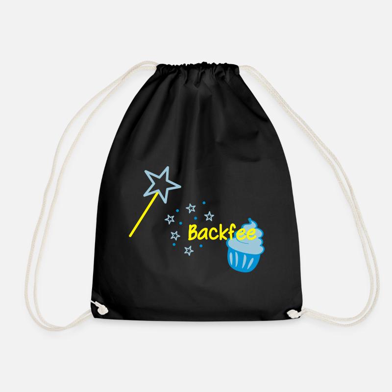 Cupcaki Backfee - Turnbeutel - Schwarz
