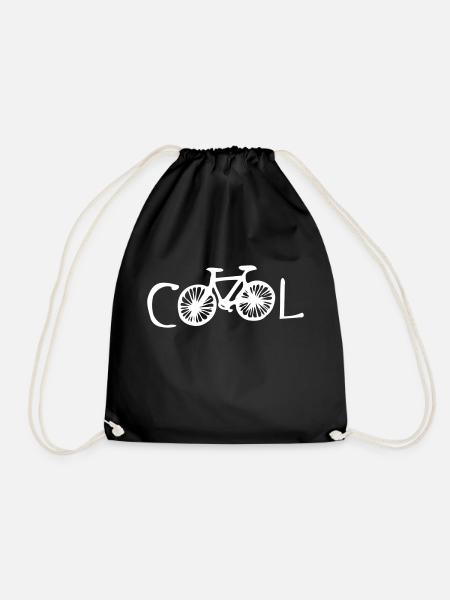 fahrrad cool - Turnbeutel - Schwarz
