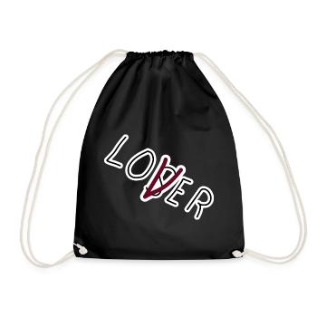 C'est un film de perdant amoureux - Sac de sport léger - noir - Devant