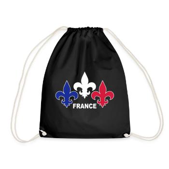 Fleurs de Lys - Sac de sport léger - noir - Devant