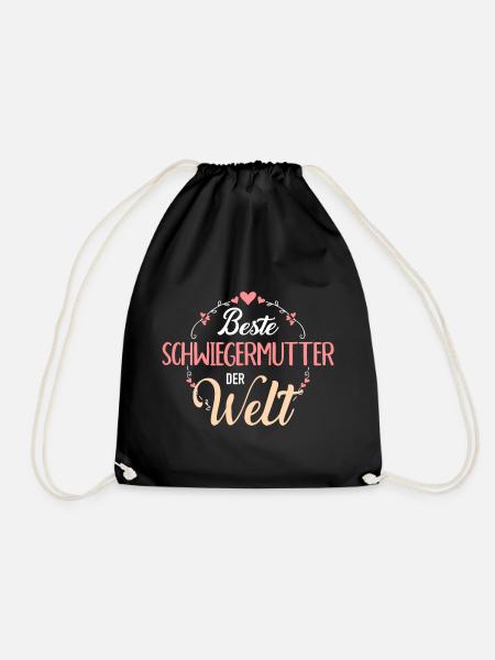 Schwiegermutter - Turnbeutel - Schwarz