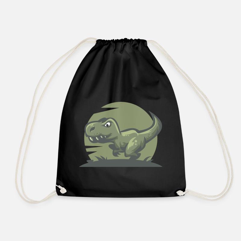 Dinosaurier T-Rex - Turnbeutel - Schwarz