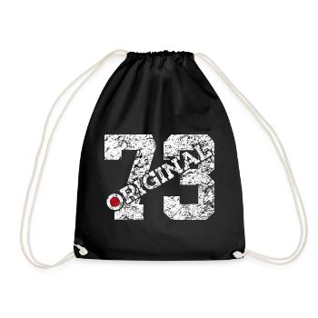 53. GEBURTSTAG 53 JAHRE ORIGINAL 1973 - Turnbeutel - Schwarz - Vorne