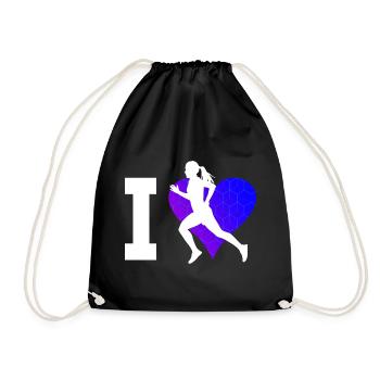Jogging Running Course Hommes Jogging Fitness - Sac de sport léger - noir - Devant