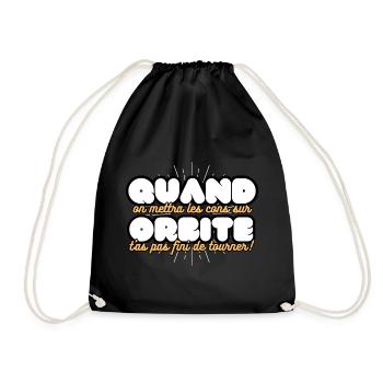 Design humour con - Sac de sport léger - noir - Devant