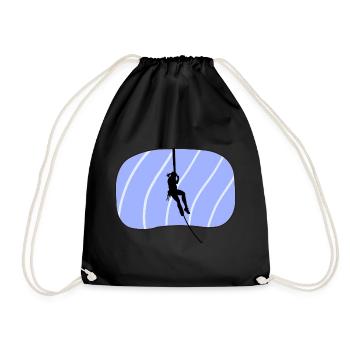 Escalade, alpinisme, alpinisme - Sac de sport léger - noir - Devant