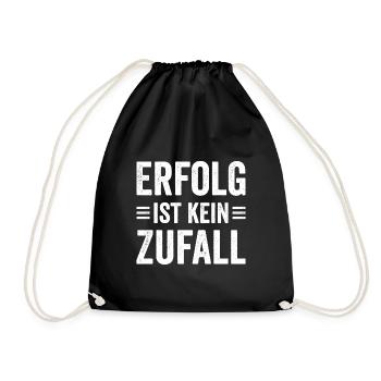 Success Saying for Founder Entrepreneur Startup - Drawstring Bag - black - Front