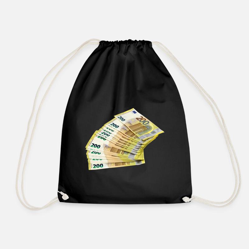 Conception noble des billets en euros - Sac de sport léger - noir
