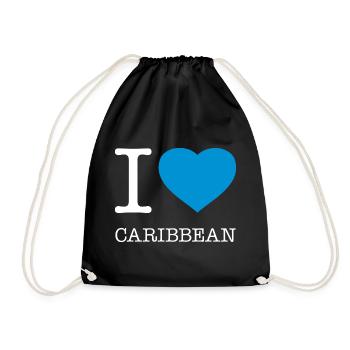 J’adore Caribbean Karibik - Sac de sport léger - noir - Devant