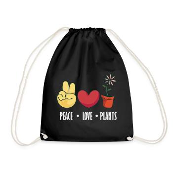 Garten- Und Pflanzenliebhaber Geschenke - Turnbeutel - Schwarz - Vorne