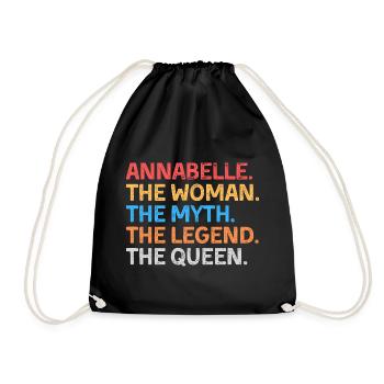 Annabelle La Femme Le Mythe La Légende La Reine - Sac de sport léger - noir - Devant