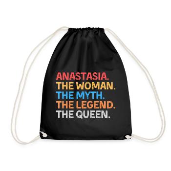 Anastasia La Femme Le Mythe La Légende La Reine - Sac de sport léger - noir - Devant