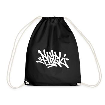 Tags : Spray pour graffiti, art urbain - Sac de sport léger - noir - Devant