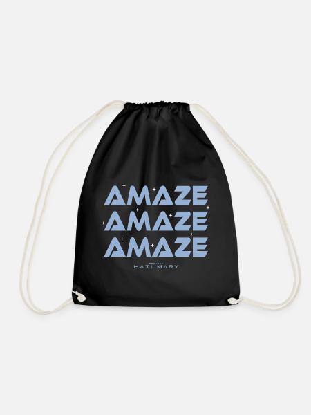 Amaze Amaze Amaze – Sci-Fi Typografie Kunst - Turnbeutel - Schwarz