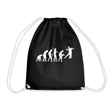EVOLUTION HANDBALL - Turnbeutel - Schwarz - Vorne