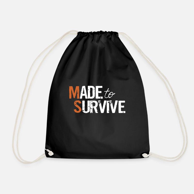 Made to Survive - Turnbeutel - Schwarz